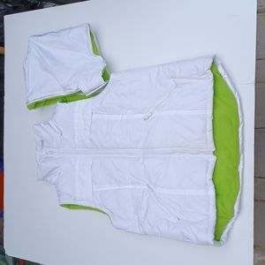 Seventy Seven, Junior Large Vest Jacket White/Green